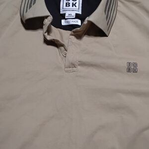 Men's Tan Polo Shirt